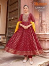 Sajawat By Mukesh Rayon Anarkali Kurti With Bottom Dupatta Wholesalers In Surat
